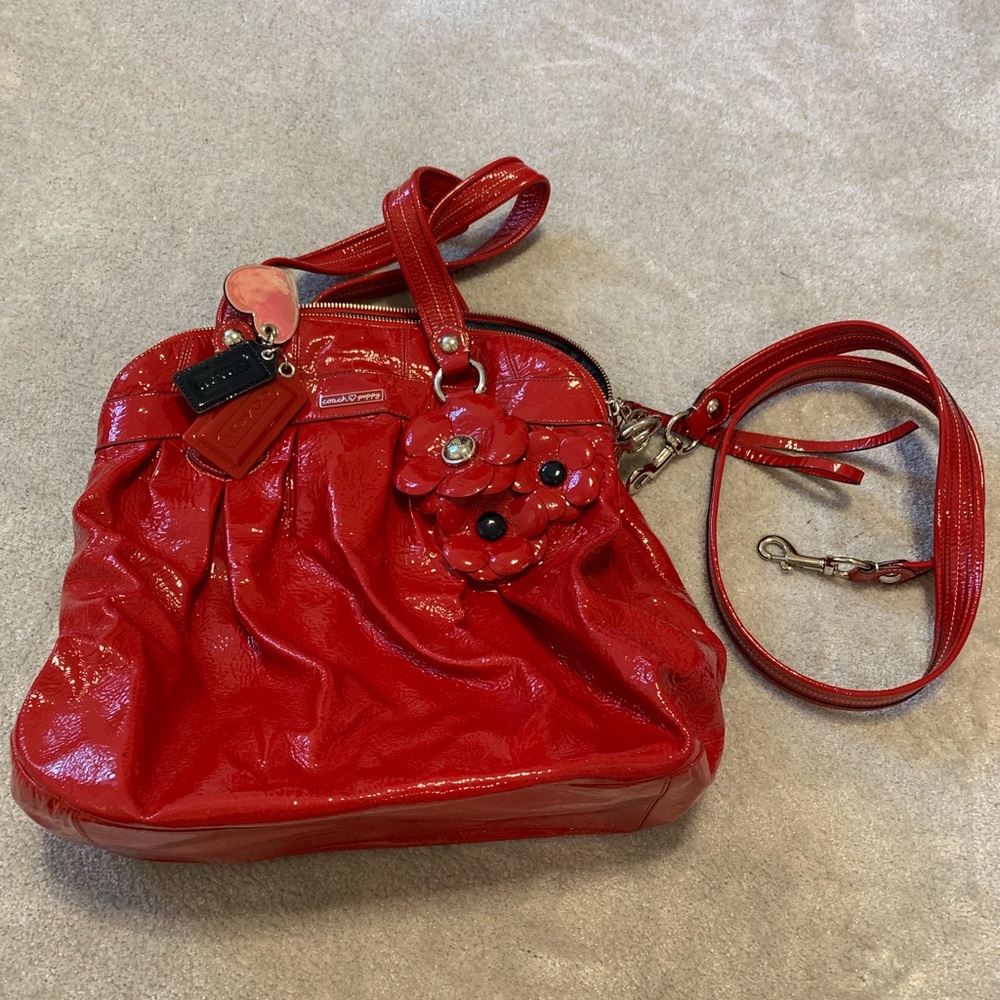 Coach Poppy Flower Liquid Gloss Purse